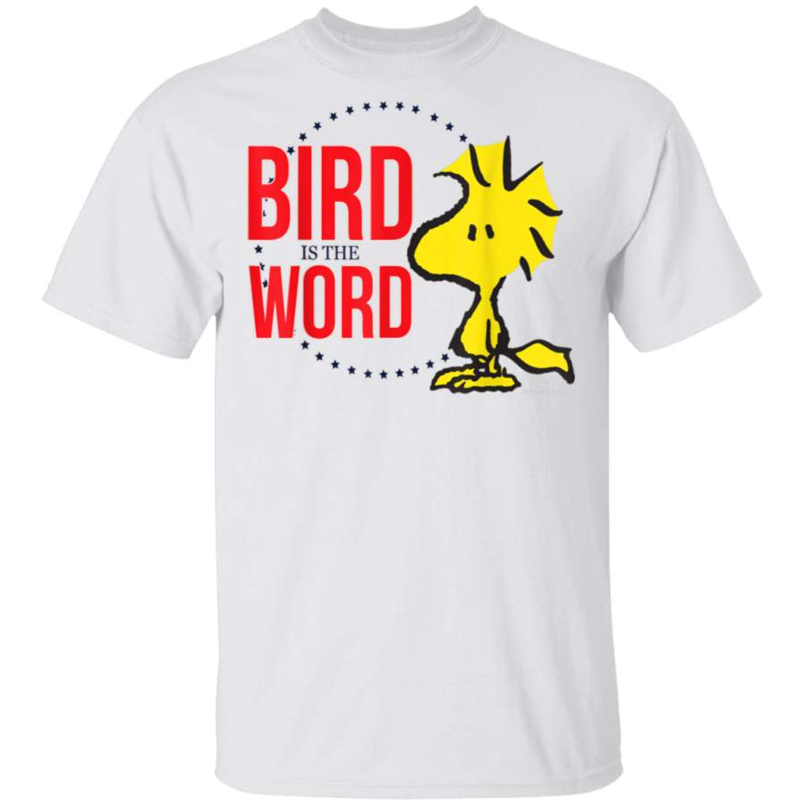 Peanuts Woodstock Bird Is The Word T-Shirt