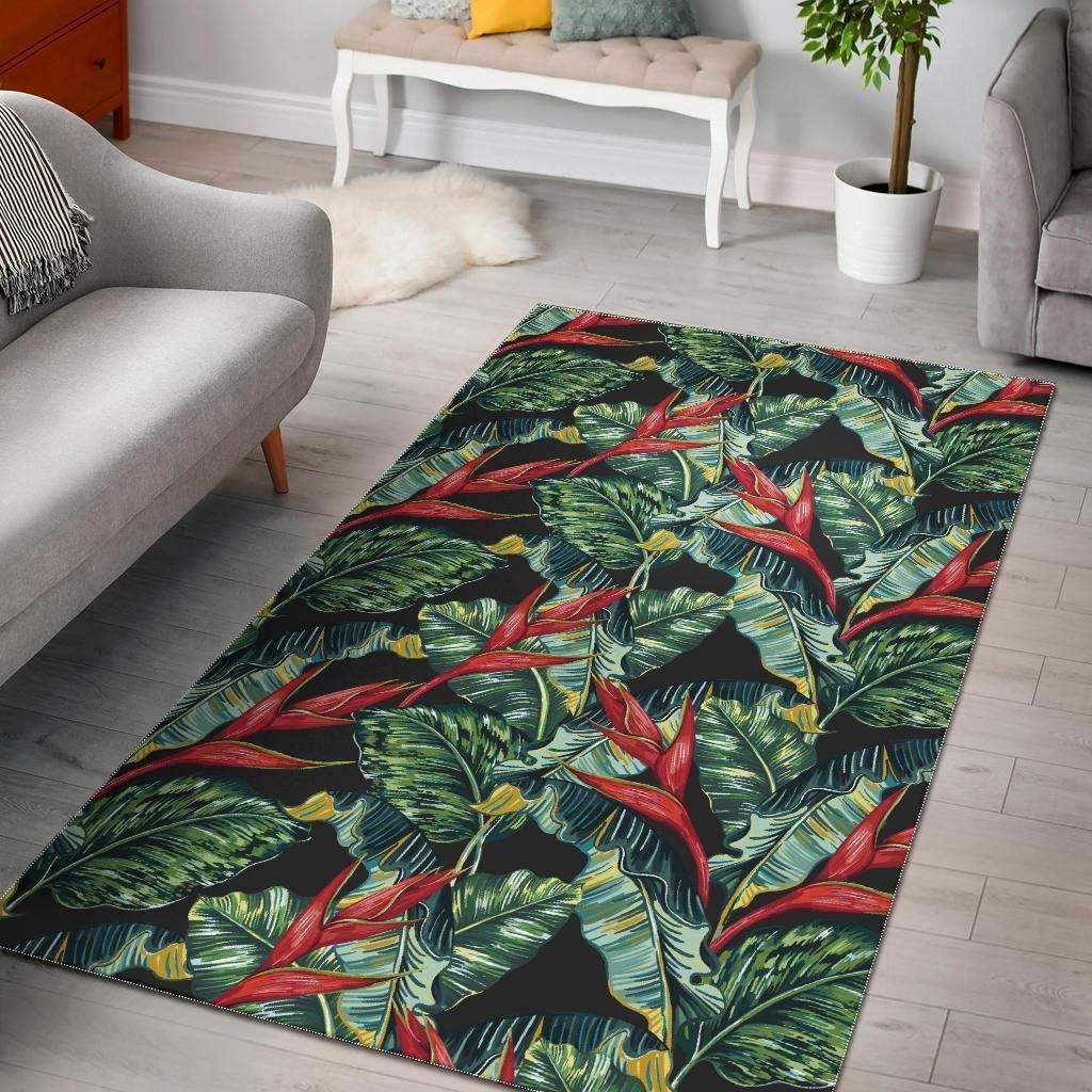 Bird Of Paradise Pattern Print Design Limited Edition  Sku 263765 Rug