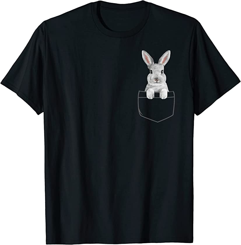 Bunny in a Pocket Funny Easter Bunny for Girls T-Shirt