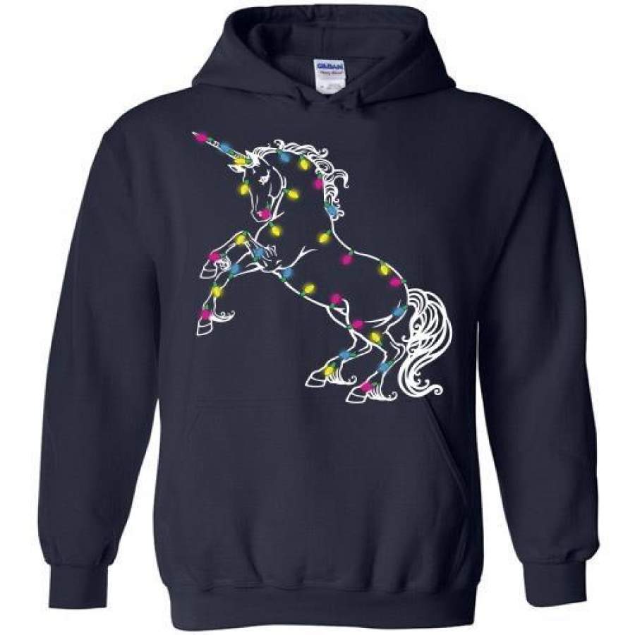 Horse Light Christmas Hoodie