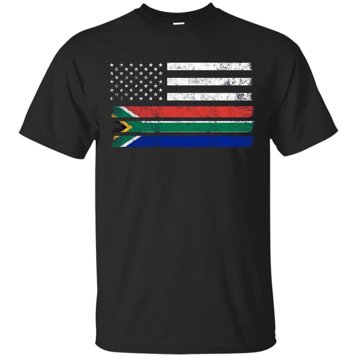 South African American Flag – Usa South Africa Shirt