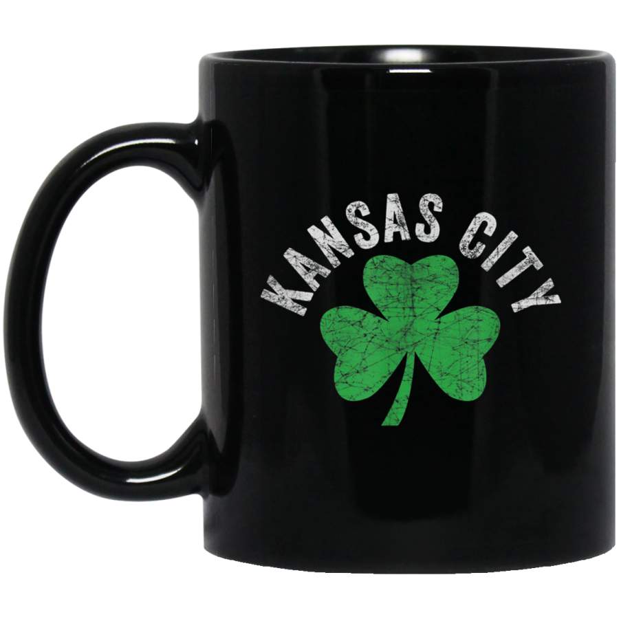 KC Irish Kansas City Irish Kc Green Cool Lucky Clover Mug