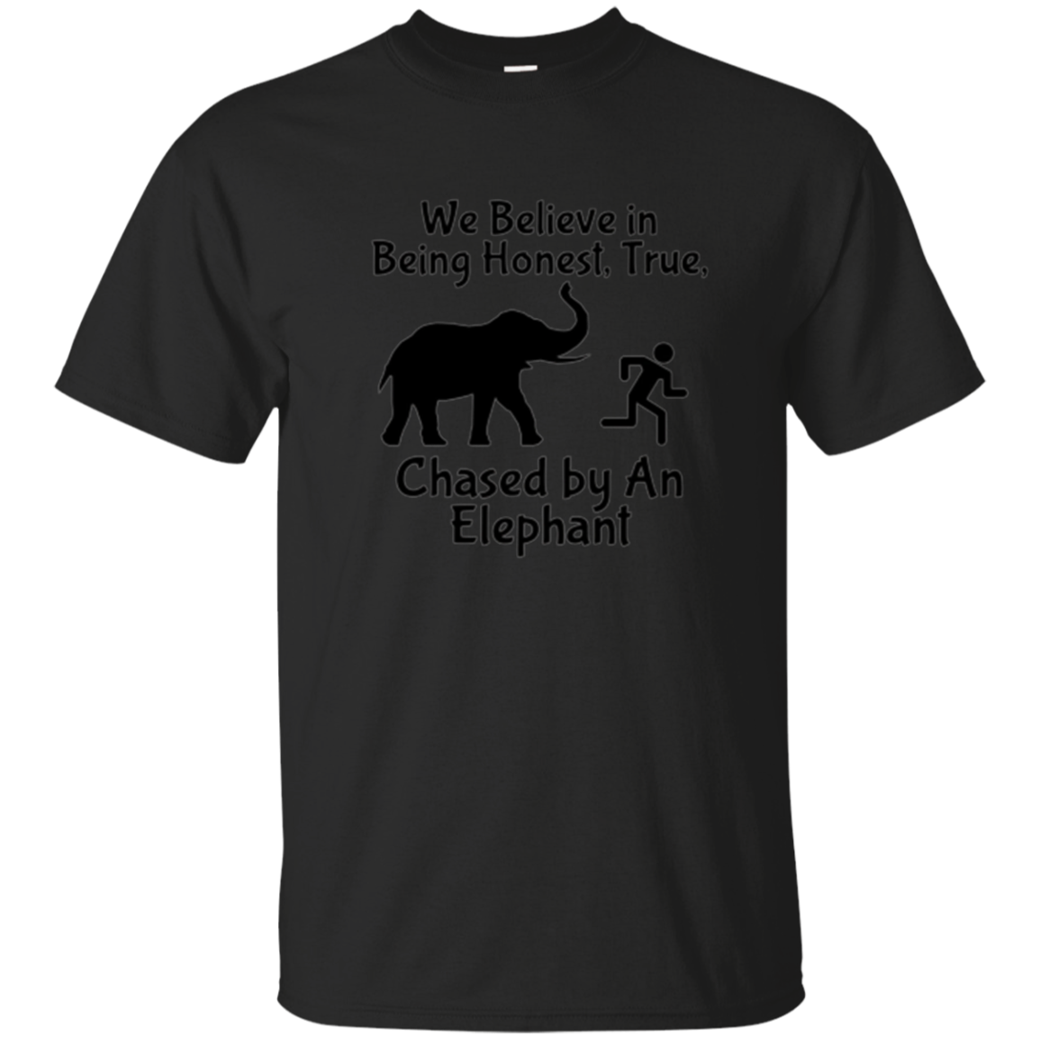 Lds Funny Chased By An Elephant Mormon Faith T-Shirt