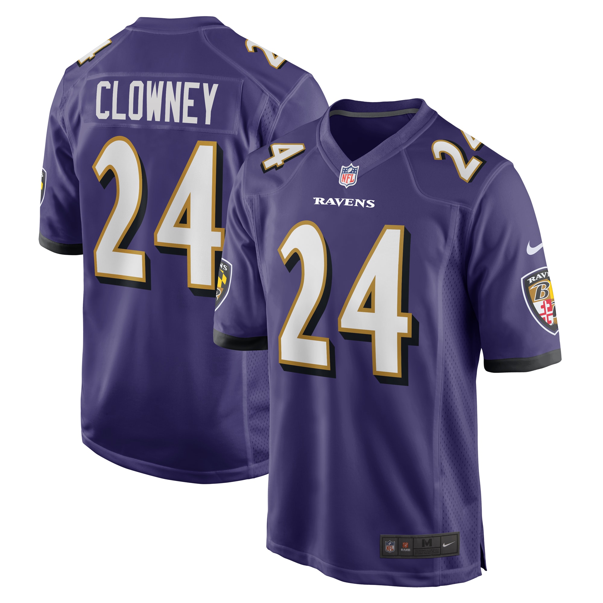 Jadeveon Clowney Baltimore Ravens Game Jersey – Purple