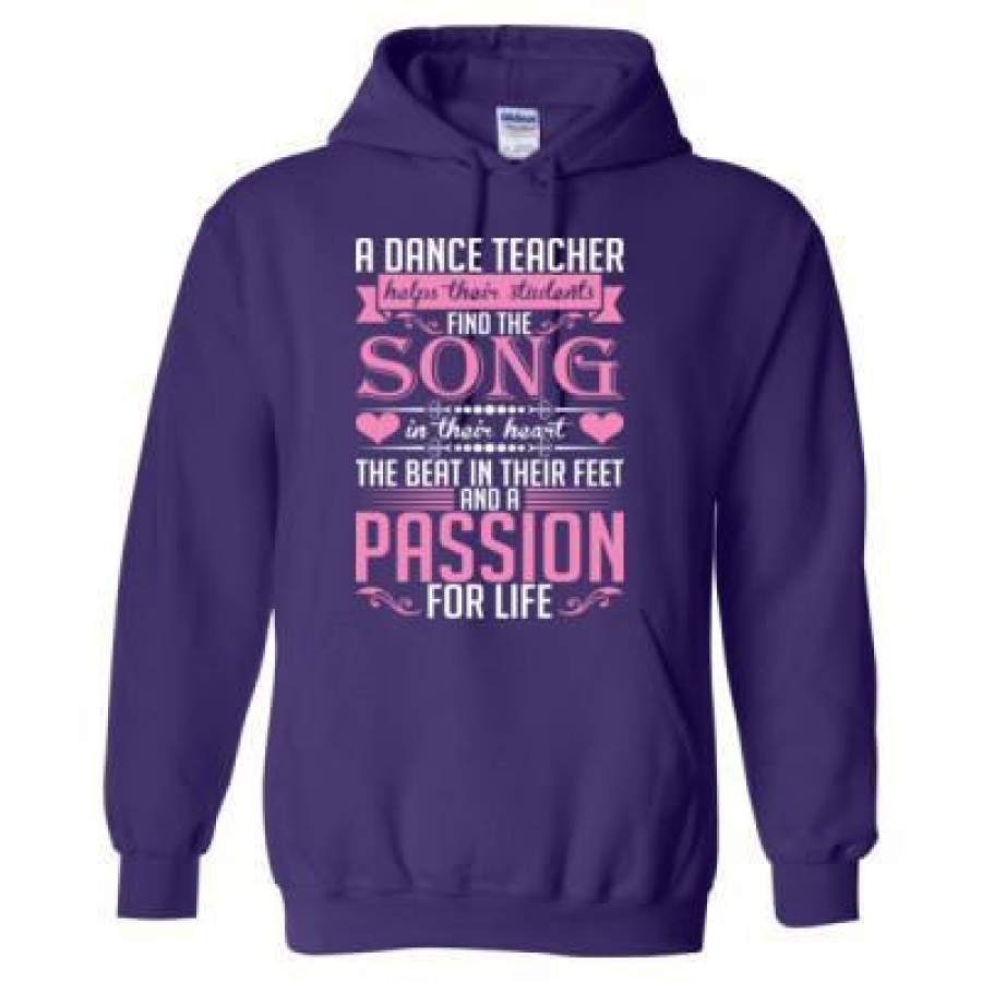 AGR A Dance Teacher Helps Their Students Find The Song – Heavy Blend™ Hooded Sweatshirt