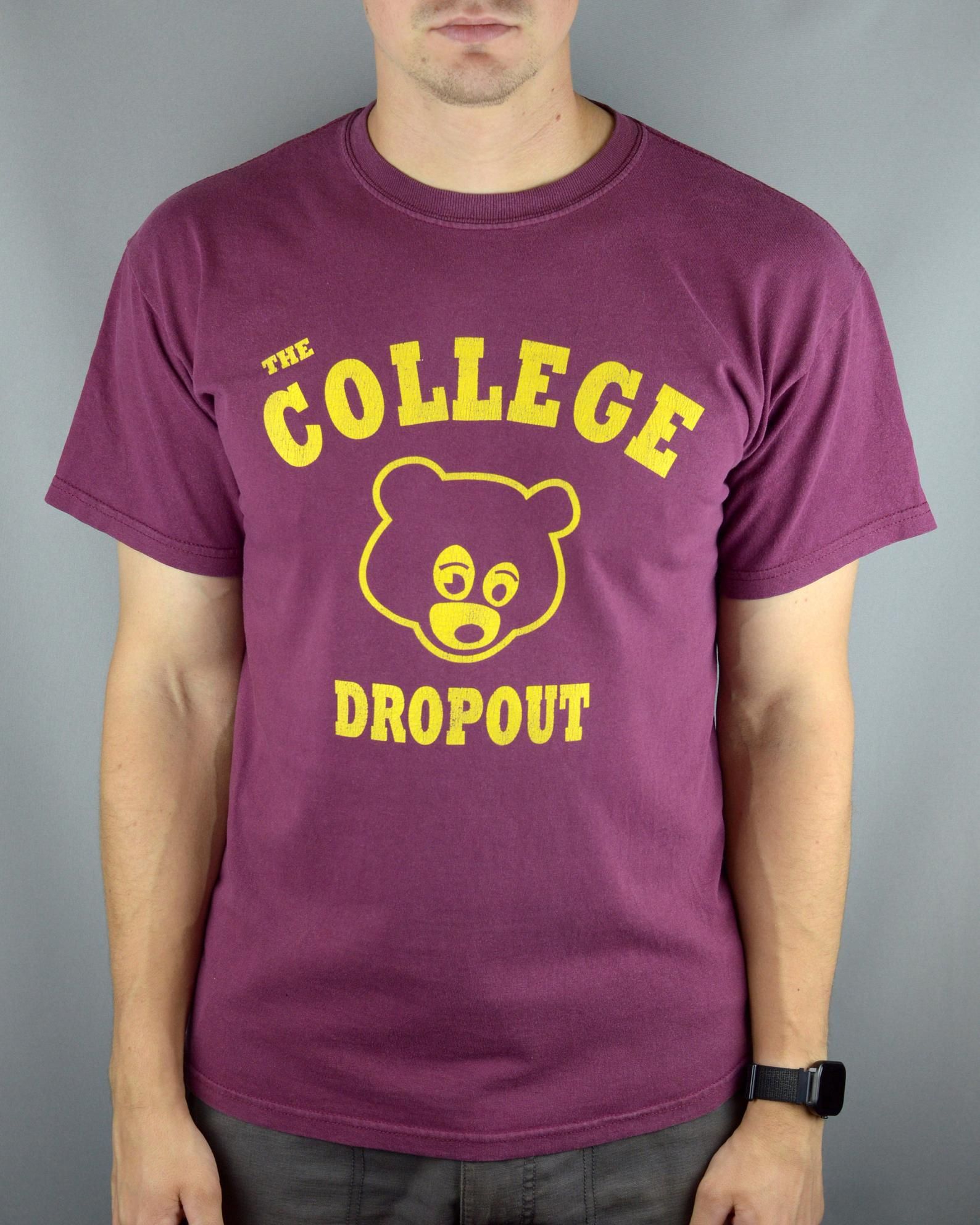 Vintage Kanye West The College Dropuot Hip Hop Is Back T Shirt