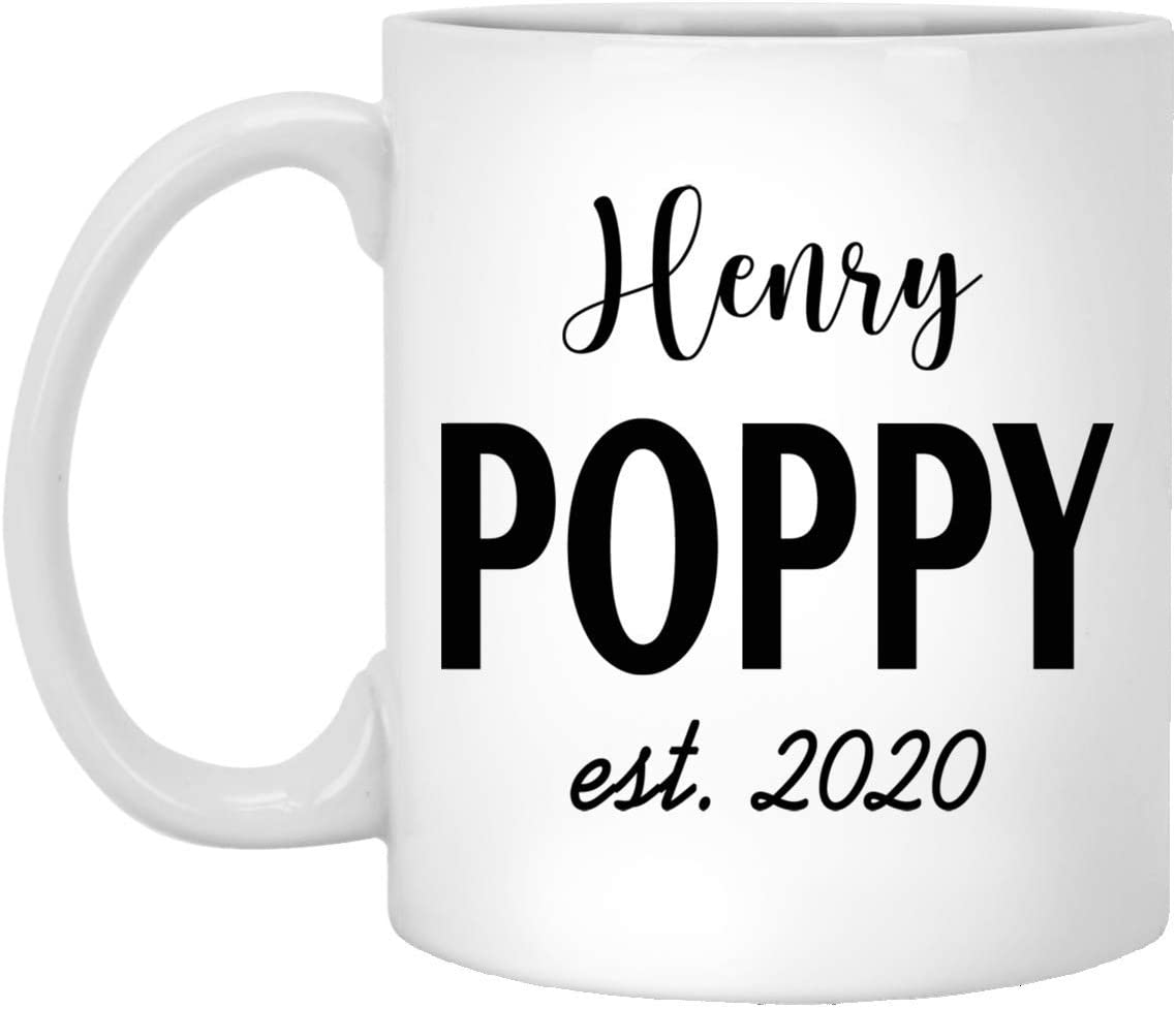 New Poppy Mug – Father’S Day Mug – Father’S Day Gift – Poppy Coffee Mug – Gift For Dad – Personalized Gift For Dad – Custom Dad Mug 15Oz