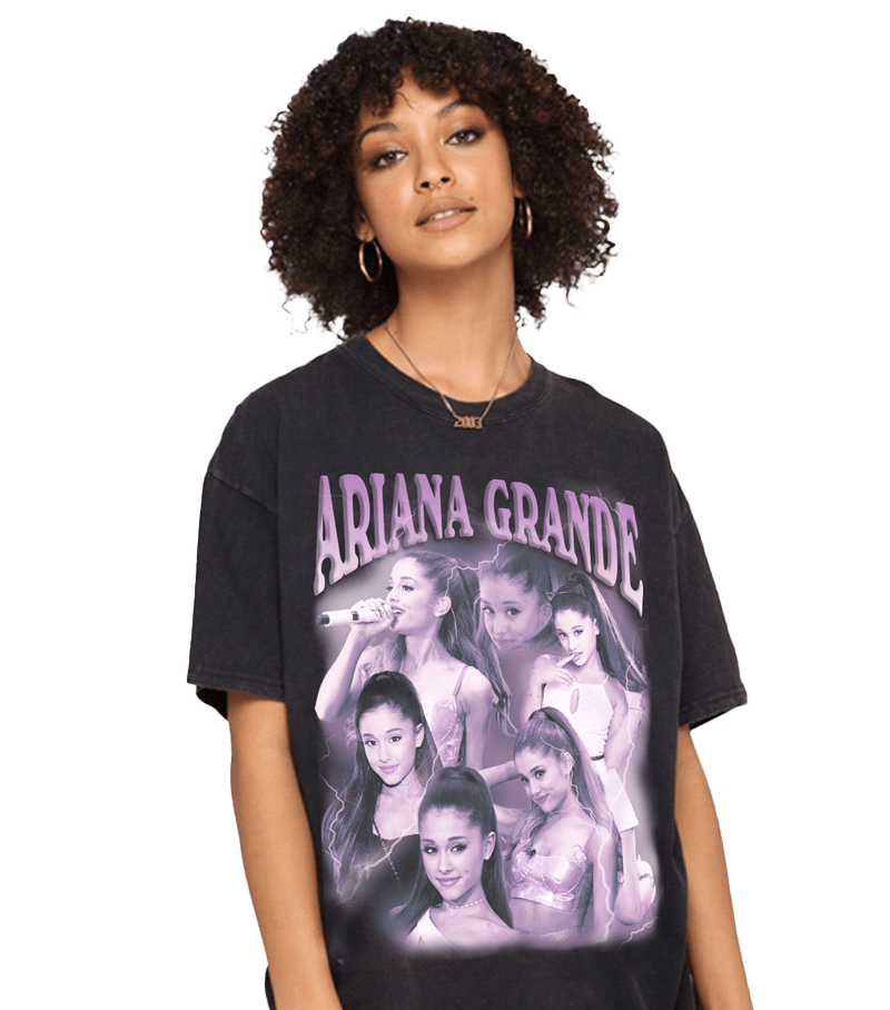 Ariana Grande Tee – Black