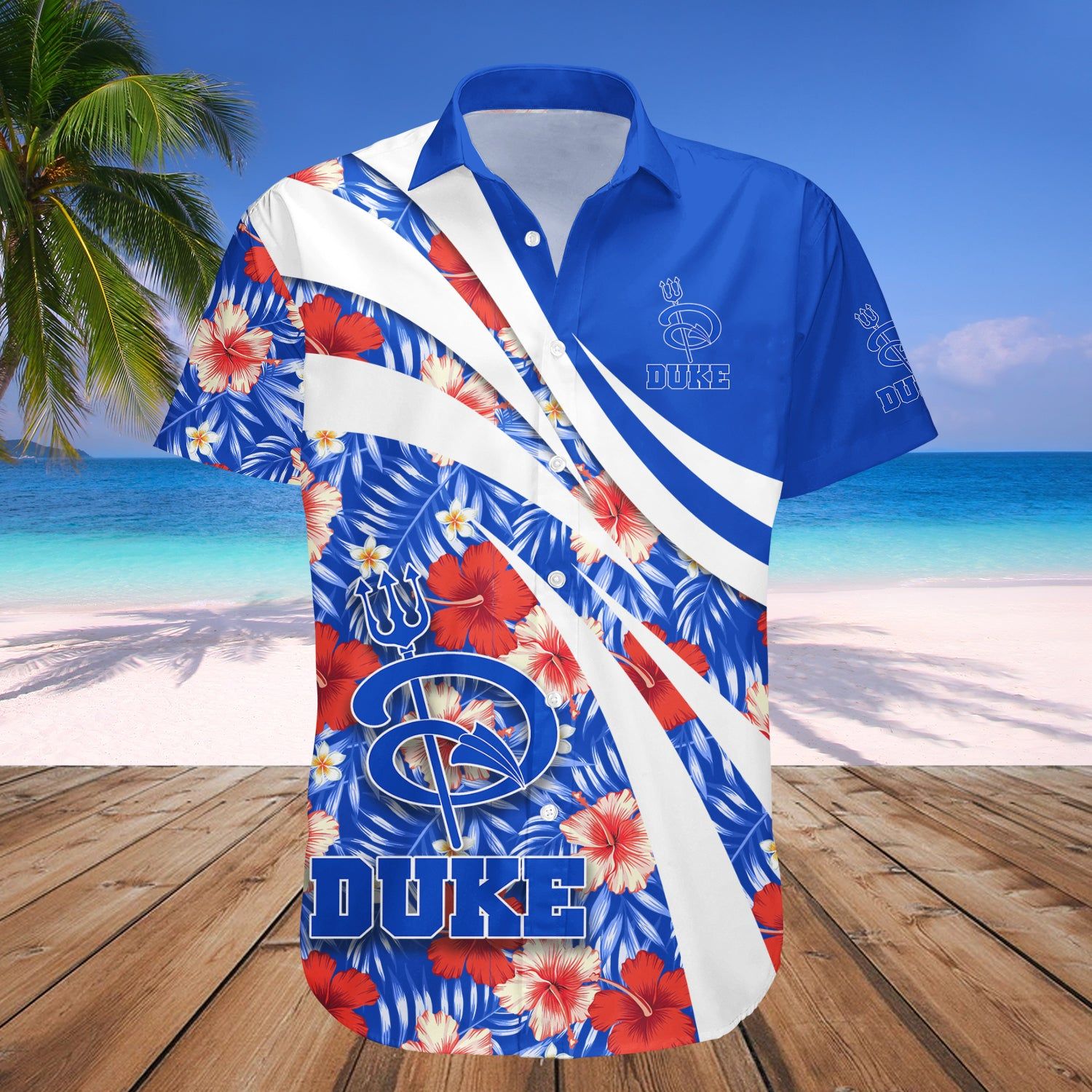 Duke Blue Devils Hawaii Shirt Hibiscus Sport Style – NCCA