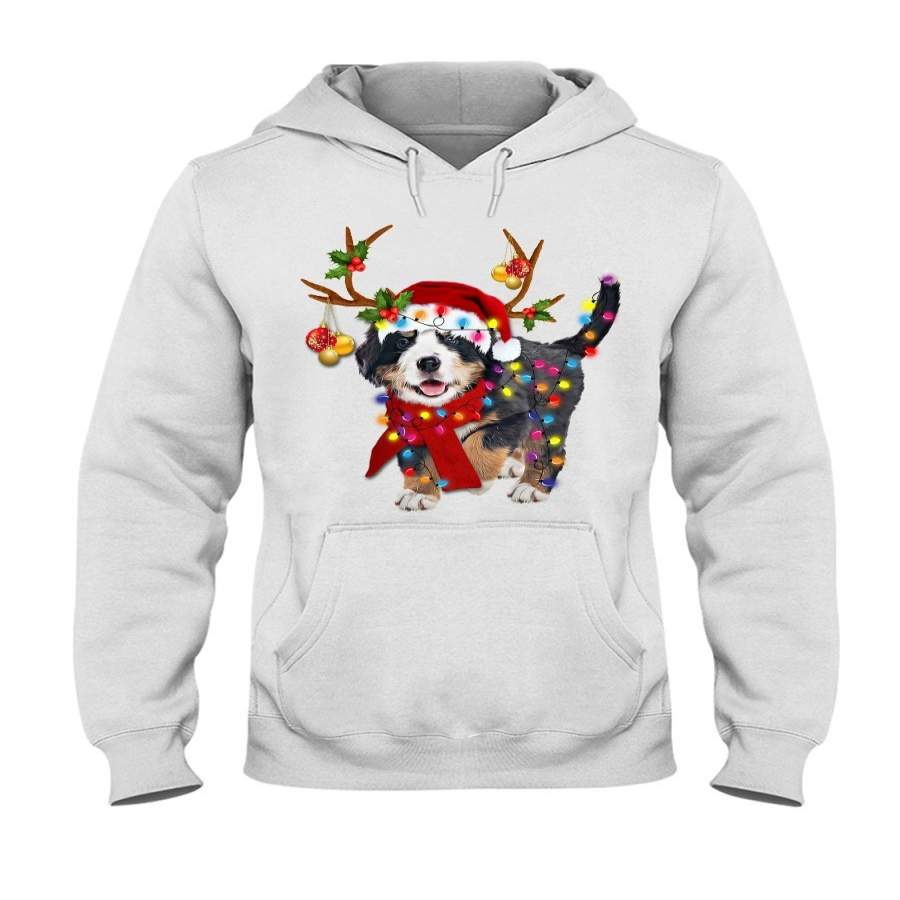 Bernese Mountain Gorgeous Reindeer Christmas Gift Hoodie