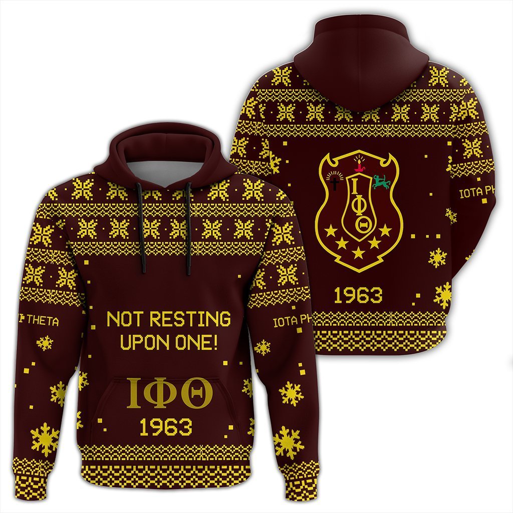 Greek Life Hoodie – Iota Phi Theta Xmas Motto Pullover