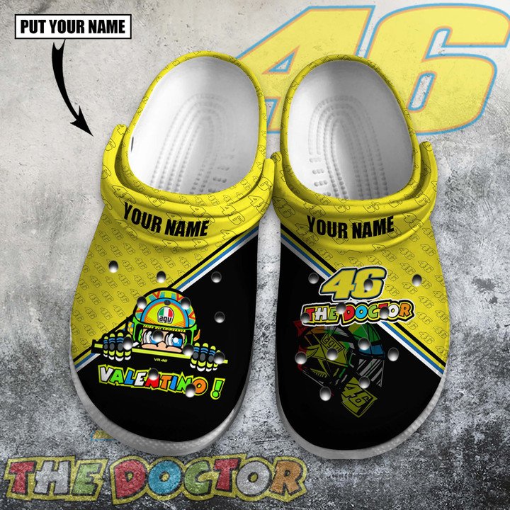 Vr46 3D Custom Printed Clog Shoes 05