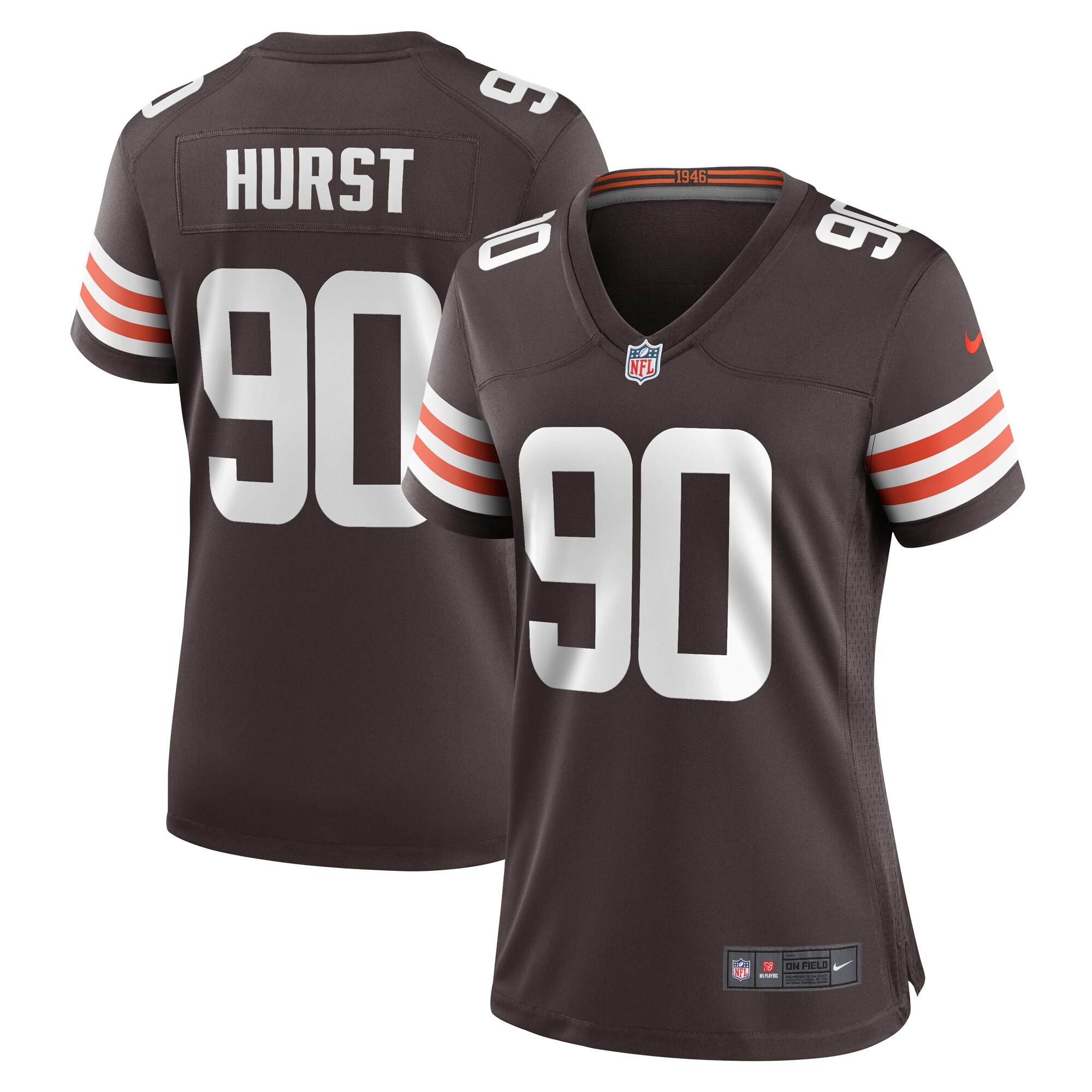 Women’s Cleveland Browns Maurice Hurst Brown Women’s All Player Jersey