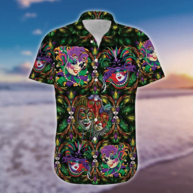 Smiling Clown Mardi Gras Hawaii Shirt Gift For Men Women Ha65787