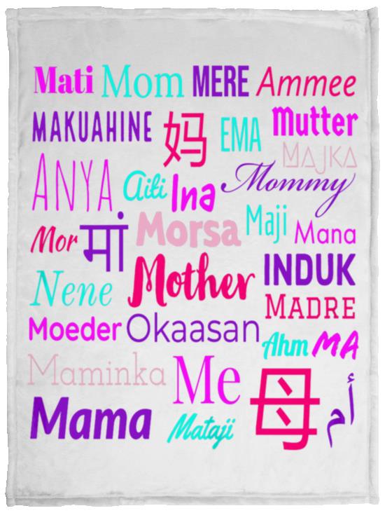 Womens The Many Ways I Can Call You Mother Fleece Blanket