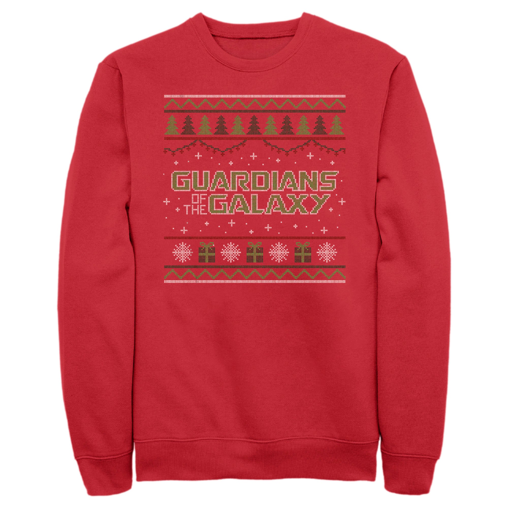 Men’S Guardians Of The Galaxy Holiday Special Christmas Sweater Print Sweatshirt