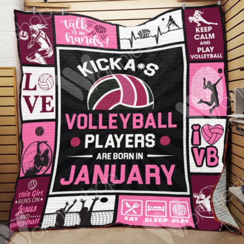 January Volleyball Blanket NOV0802 95O42﻿