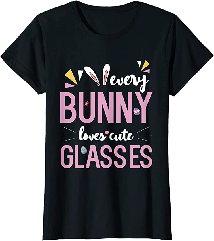 Womens Funny Optometry Ophthalmology Quote Bunny Easter Optician T-Shirt