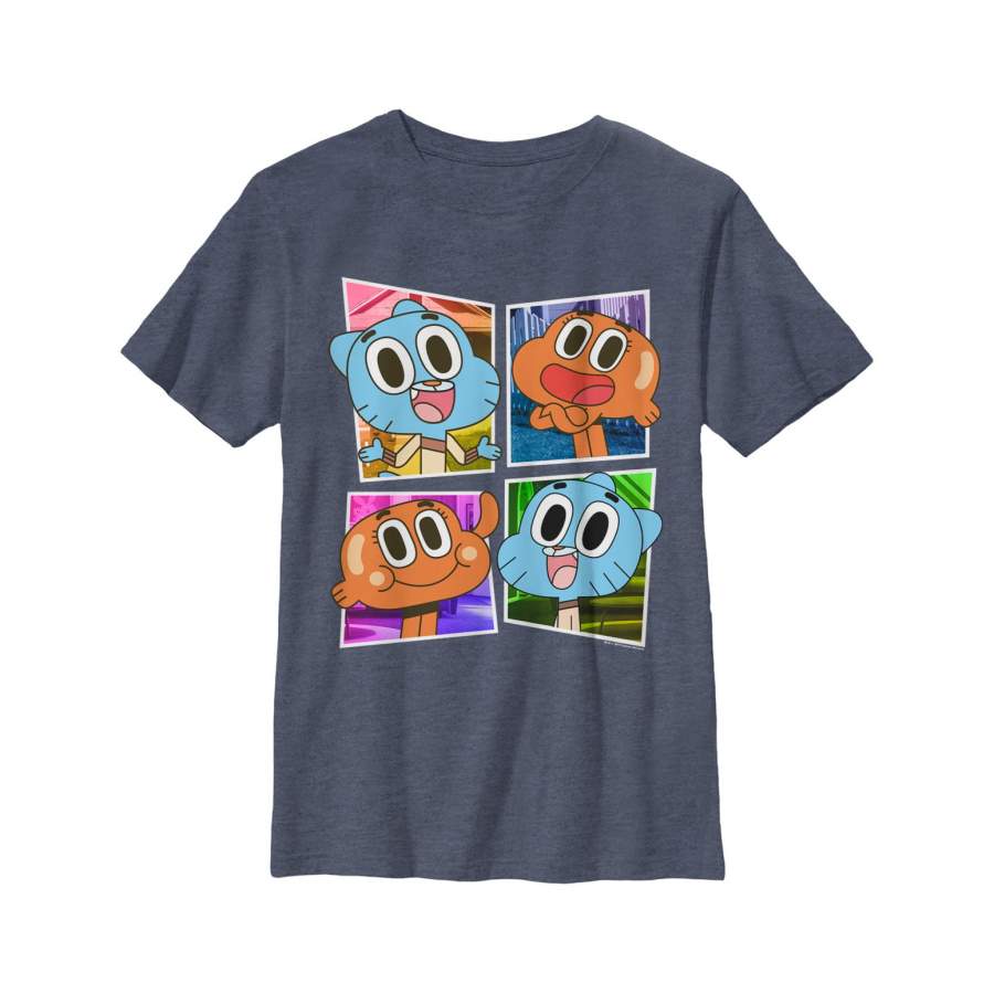 The Amazing World of Gumball Boy’s Brother Cartoon Panels  T Shirt