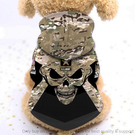 Skull Gift Veterans Day Gifts Military Gifts Custom Military Dog Zip-Up Hoodie Army Skull Military Hoodie Army Veteran Hoodie Personalized Dog Hoodie Hg Happy Hoodie For Dogs Puppy Hoodies Dog Lover Gift