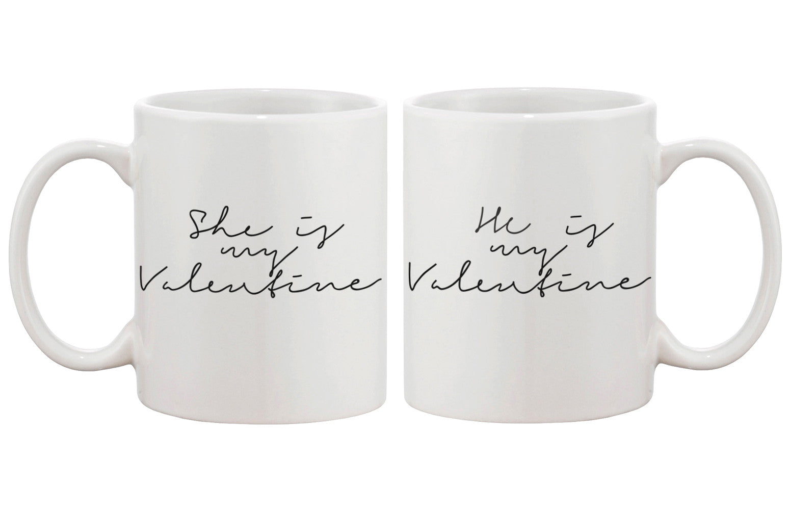 My Valentine Matching Couple Mugs Great Gift Idea for Holiday