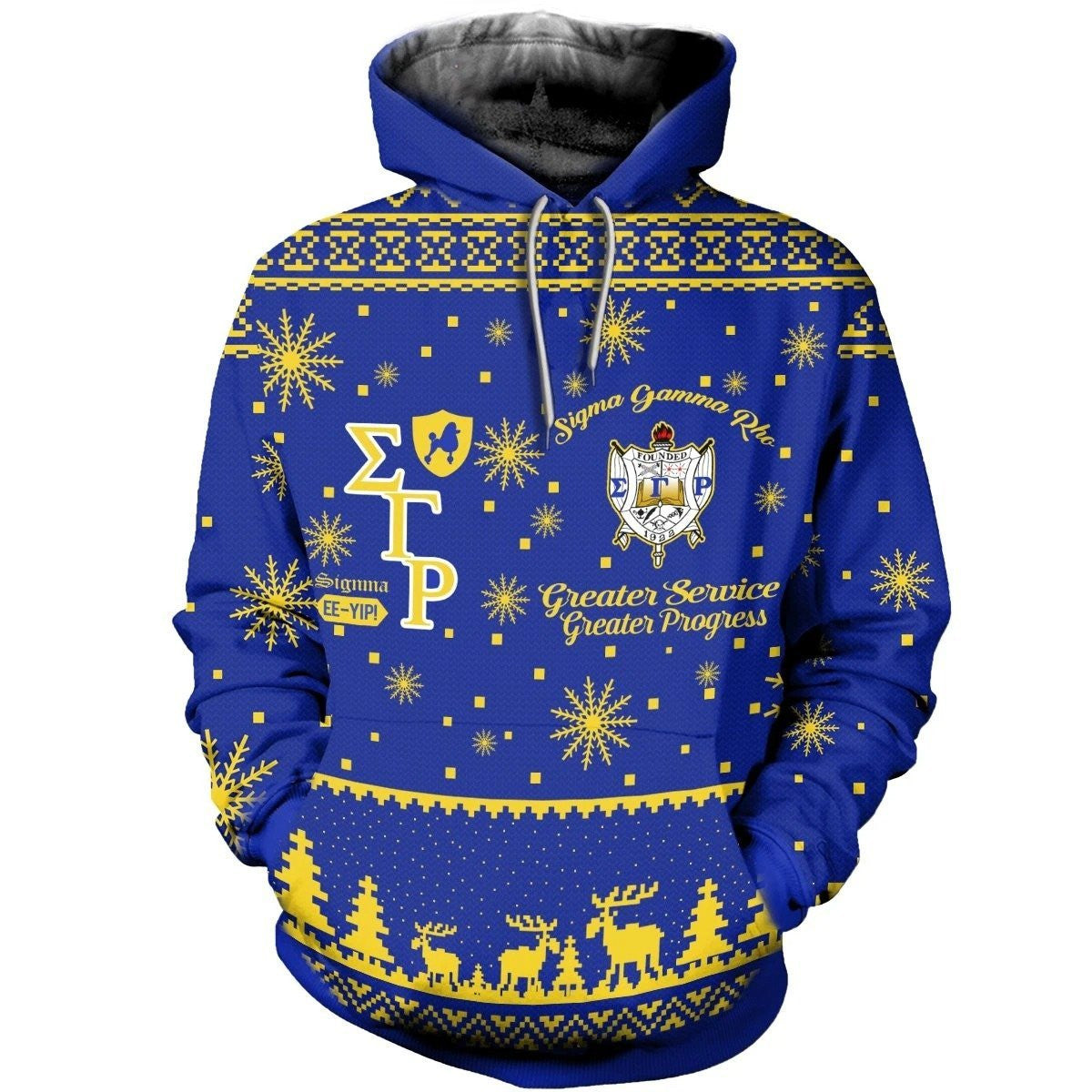 Sorority Hoodie –  Christmas Ee-Yip Sigma Gamma Rho Hoodie