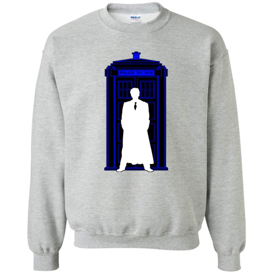 AGR Doctor Who tardis Crewneck Pullover Sweatshirt