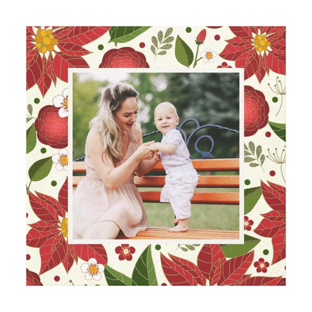 ViticStore™ Personalize Picture, Love Family Canvas – Christmas canvas for decor, gift for family, home decoration, christmas gift