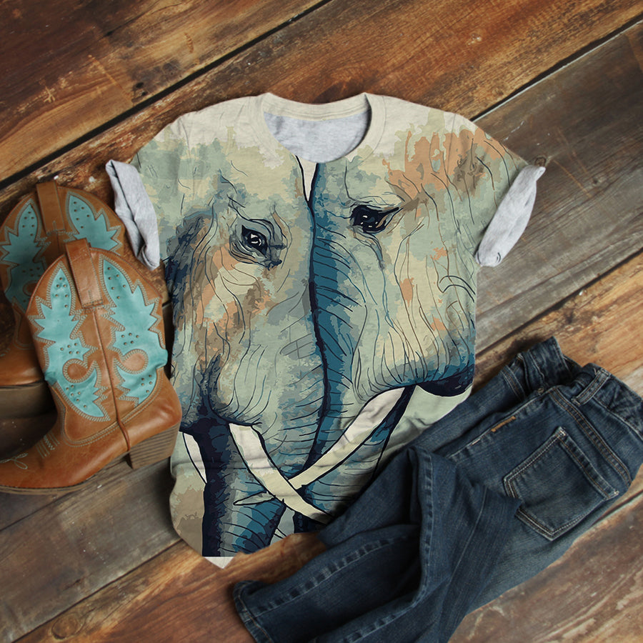 Face Off Elephants T-Shirt