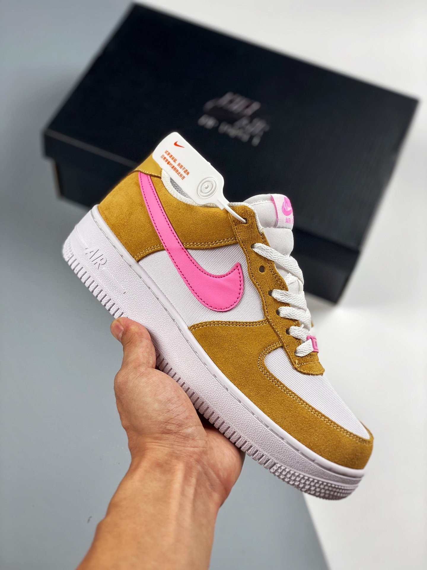 Nike Air Force 1 Flax White Pink DC1156-700 5340626