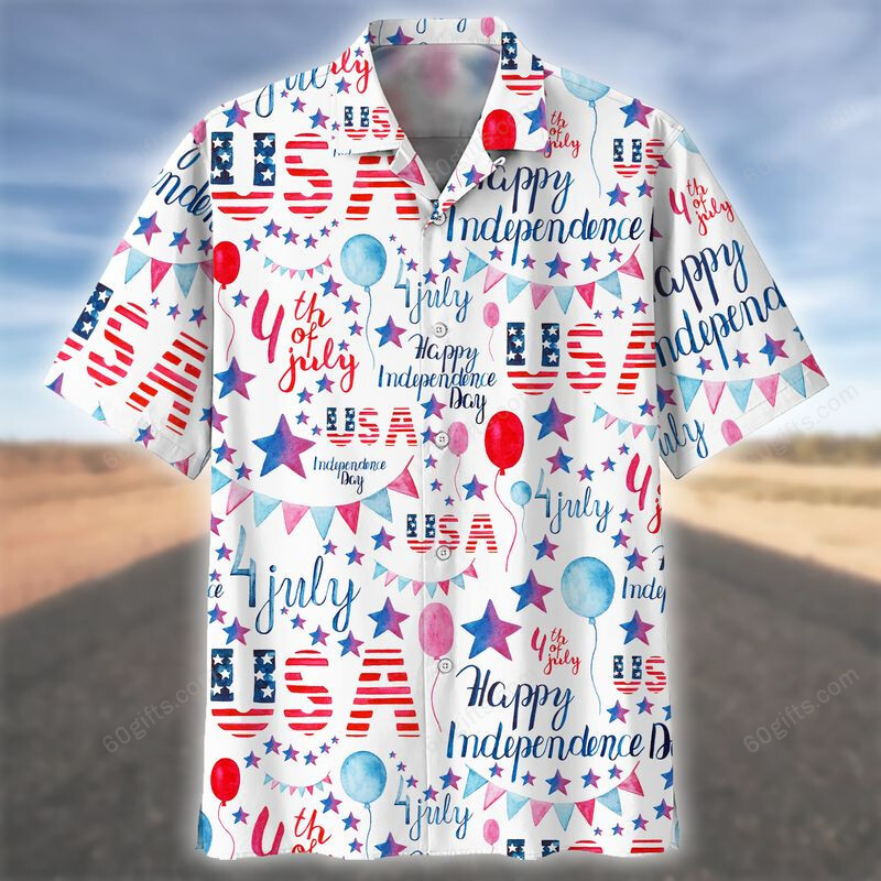 3D Hawaiian Shirt, Hoodie, Zip Hoodie, Hoodie Dress, Sweatshirt Happy Independence Day Usa All Over Print