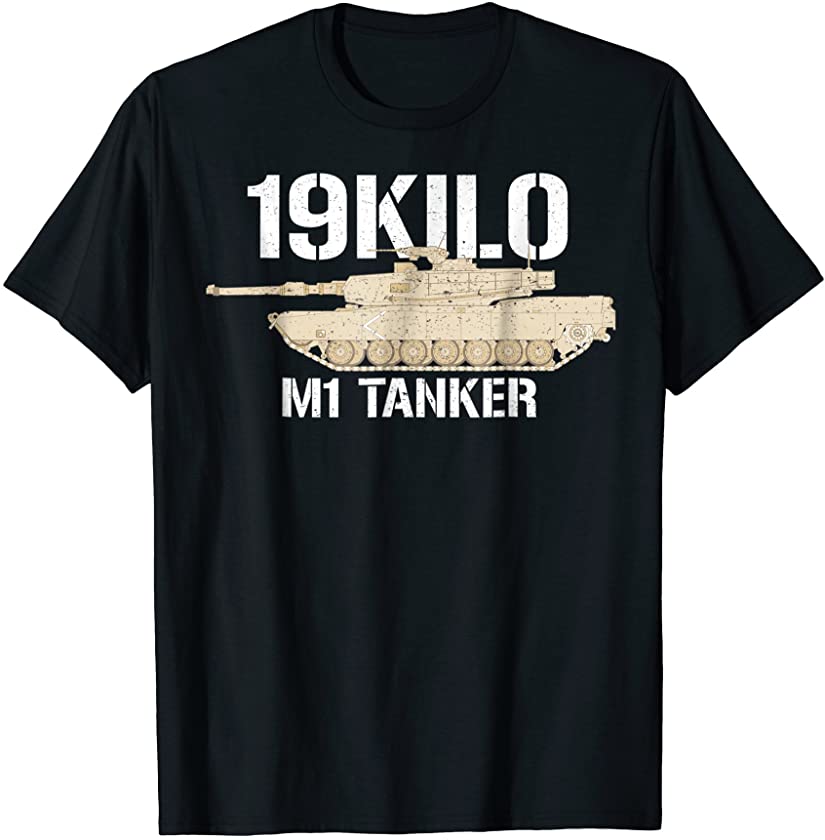 19KILO M1 Tanker Shirt Vintage Army Armor Branch MOS TEE