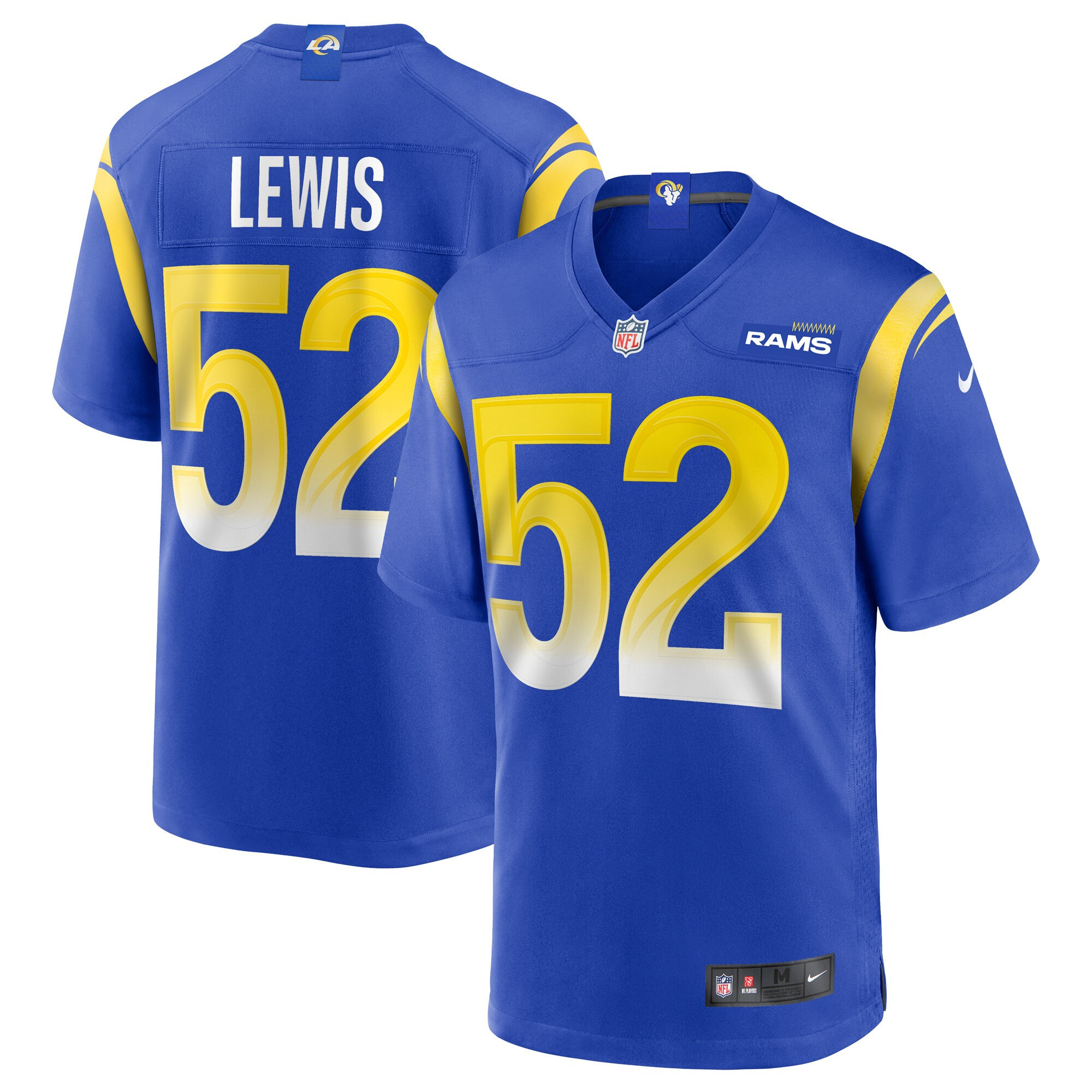 Terrell Lewis Los Angeles Rams Game Jersey – Royal NFL