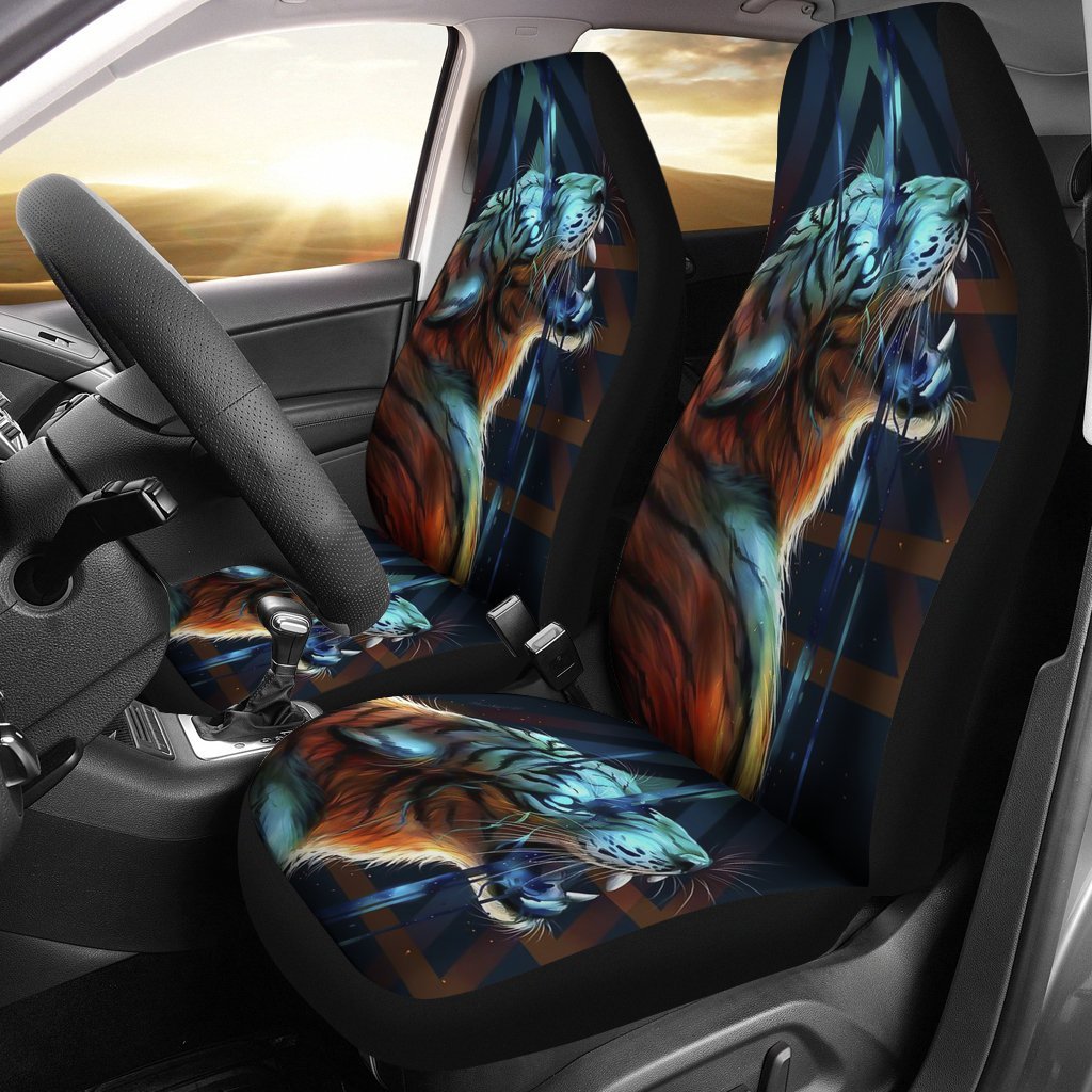 Tiger Art Design Animals Fantasy Car Seat Cover