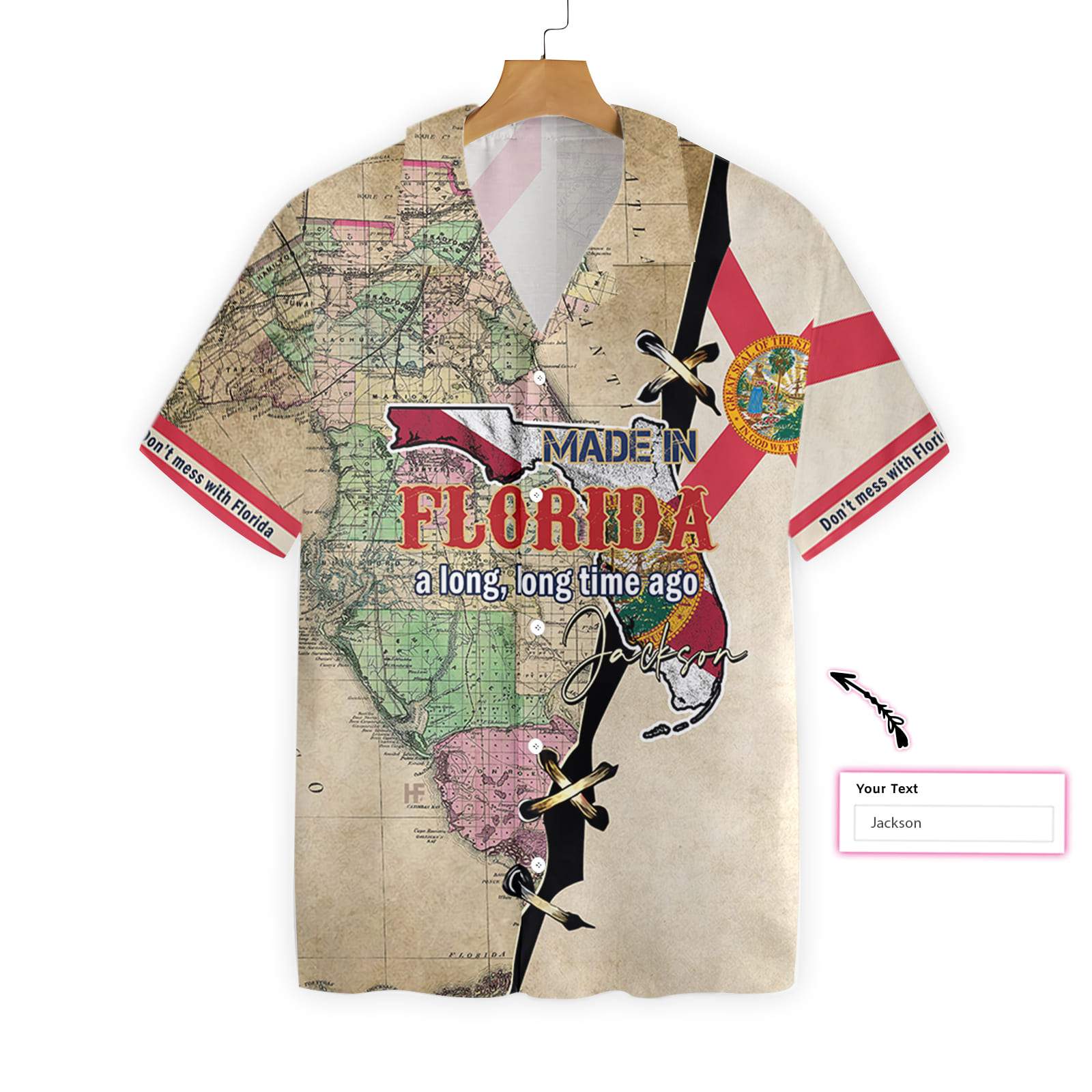 Made In Florida A Long Time Ago 2311 Custom Hawaii Shirt Ha91249