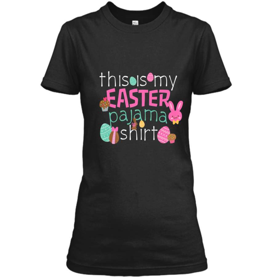 Easter Bunny Cute Pajama T-Shirt PJ Top Girls Sleep Gift Ladies Custom