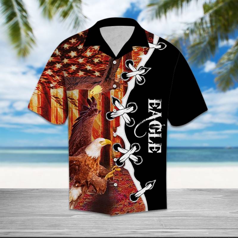 Eagle Flag Forest Hawaii Shirt Ha38900