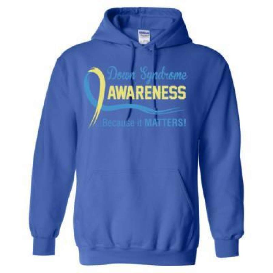 AGR Down Syndrome Awareness Because It Matters – Heavy Blend™ Hooded Sweatshirt