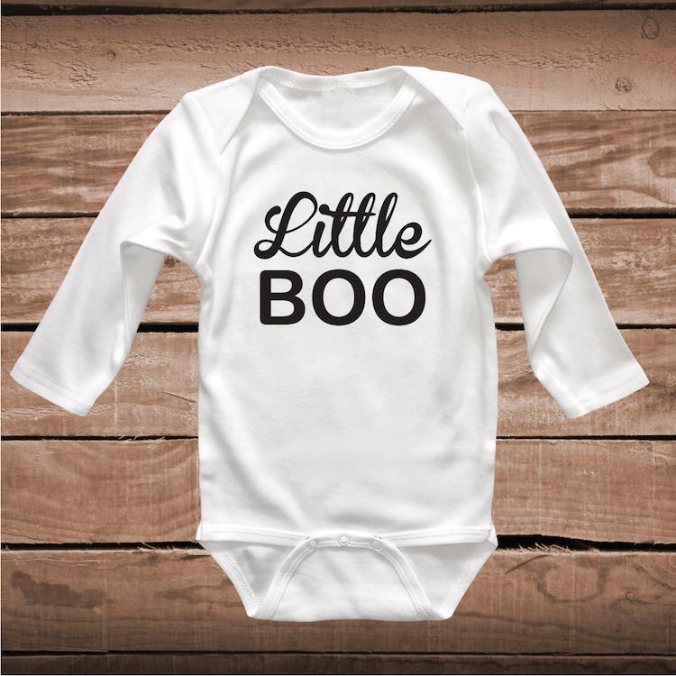 Little Boo Cute Halloween Onesie Or Tee For Halloween Onesie Shirt Little Bo Shirt