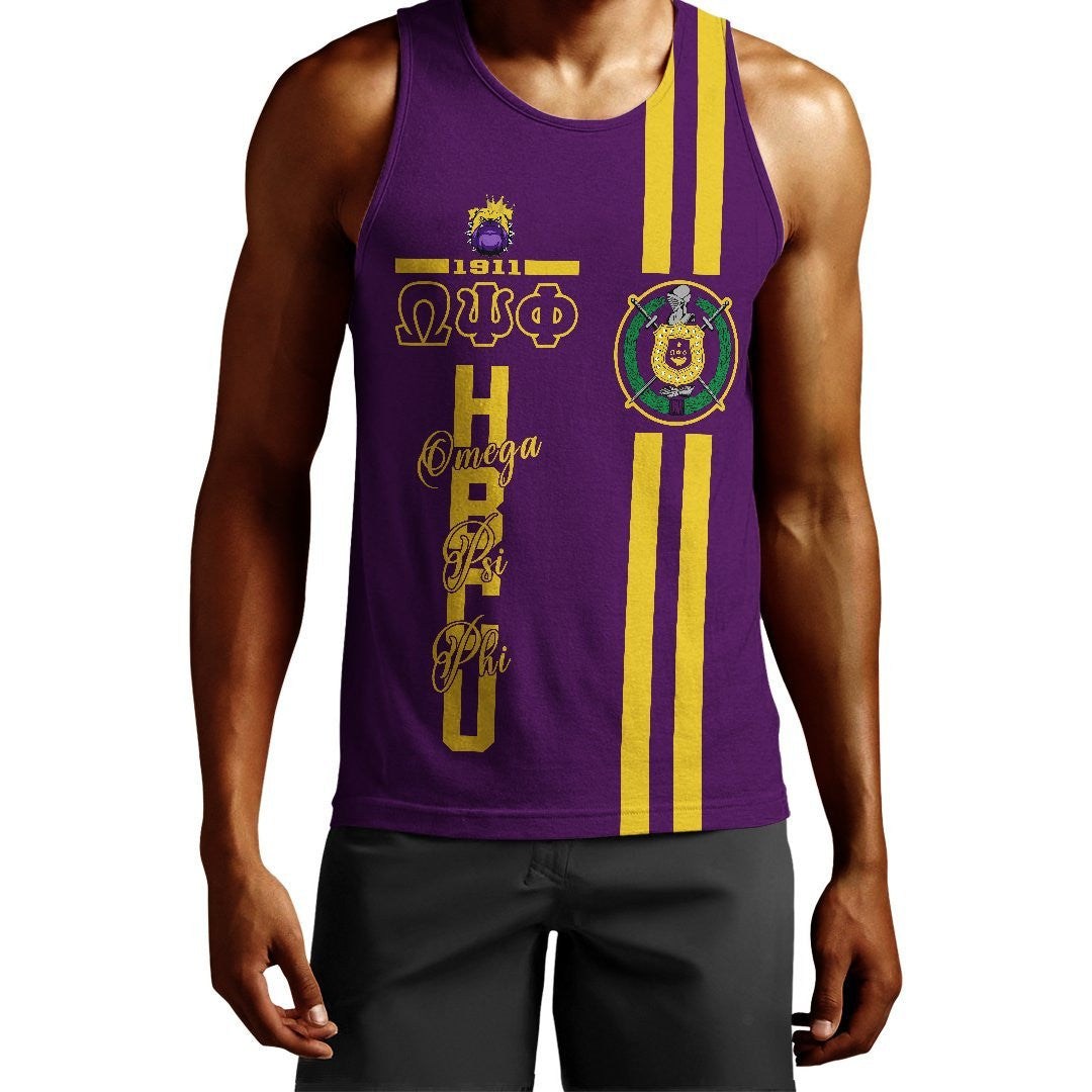 Fraternity Tank Top – Hbcu Omega Psi Phi Bulldog Tank Top