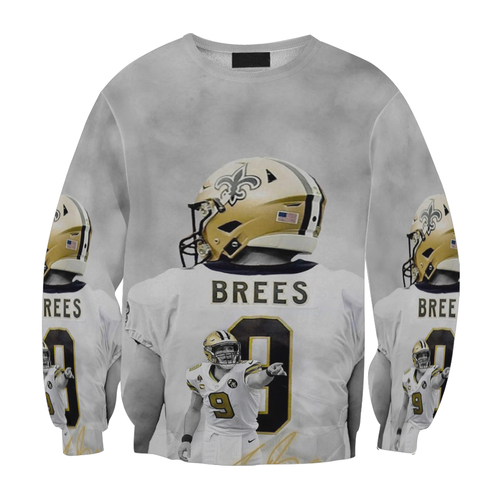 New Orleans Saints Drew Brees1 Gift For Fan 3D Full Printing Sweatshirt