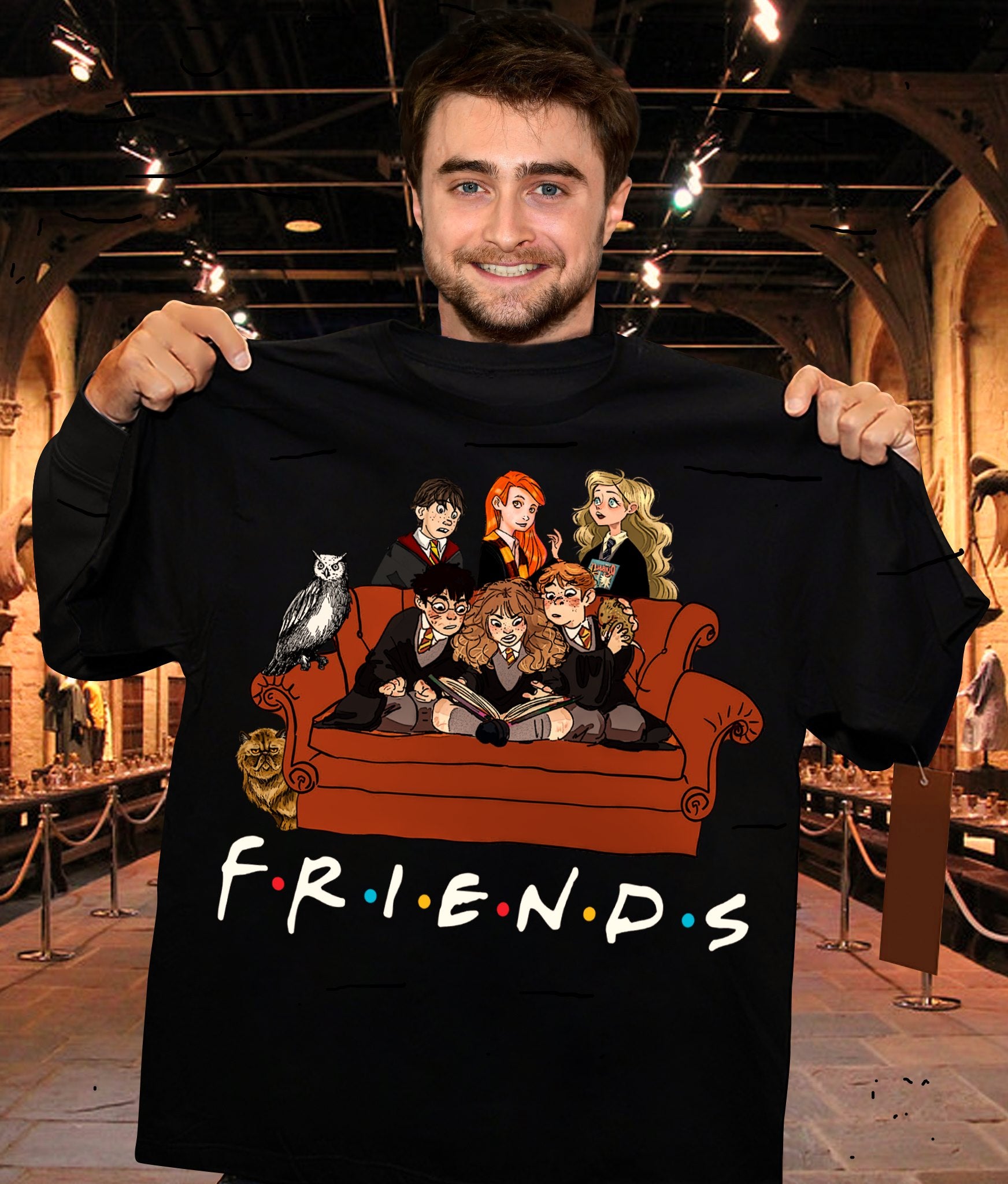 Hap Friends Funny T-Shirt