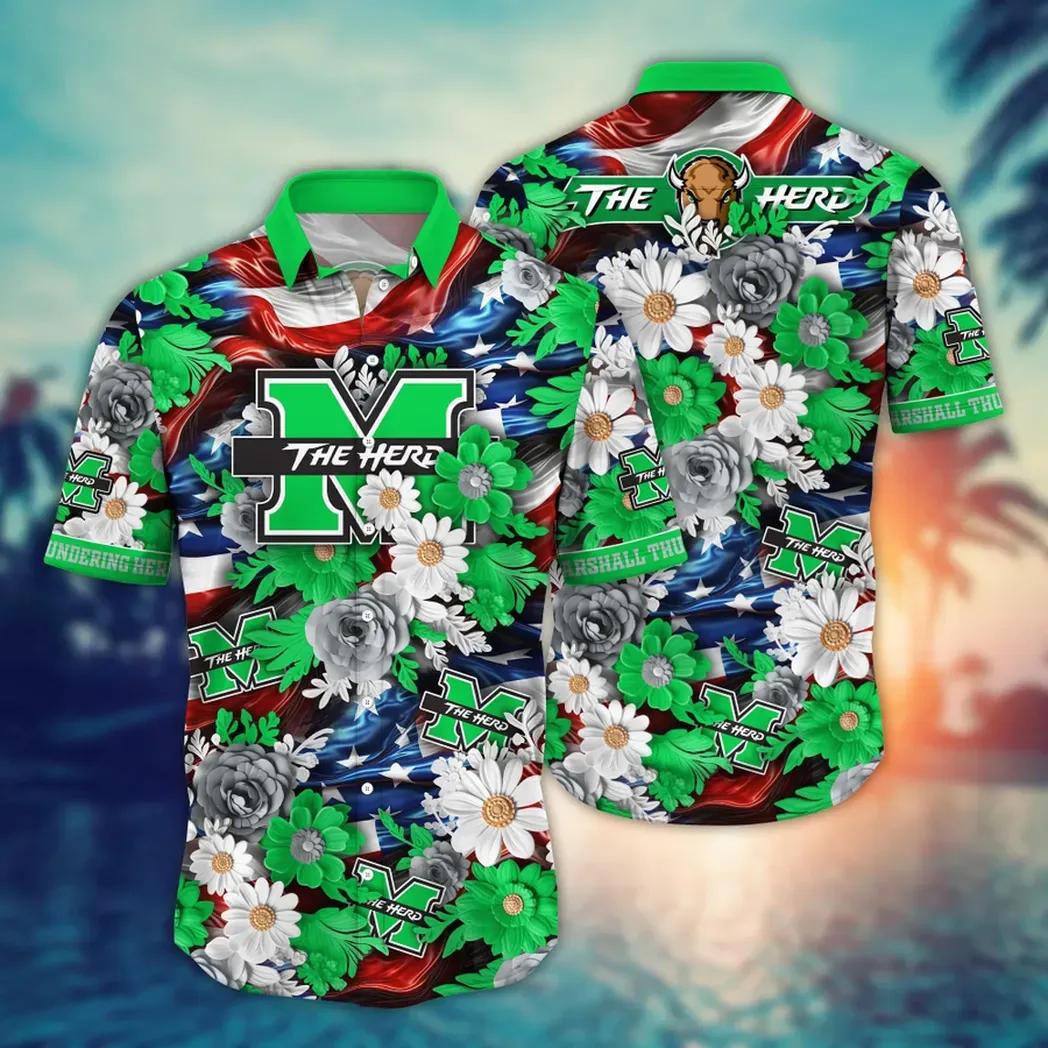 Marshall Thundering Herd Ncaa Aloha Hawaiian Shirt 1, Ncaa Hawaiian Shirt