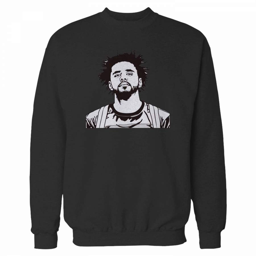 J Cole Drawing Poster Sweatshirt