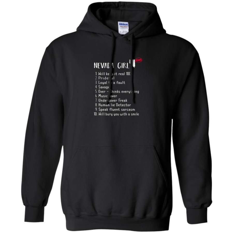 AGR Nevada Girl Will Keep It Real What She Can Do Hoodie