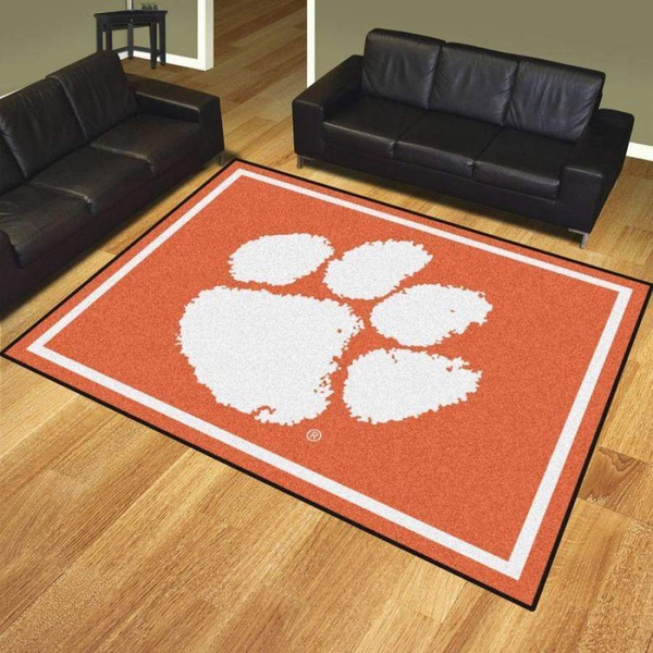 Clemson Tigers Area Rug, Football Floor Decor RB7A8E7E6890