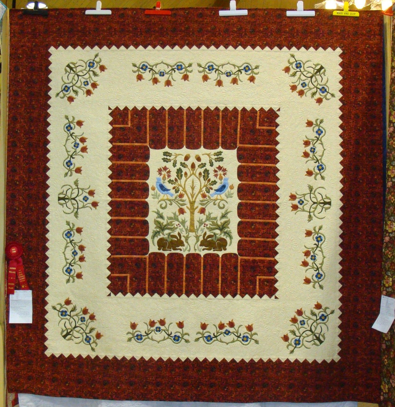 Autumn Garden With Bunny Quilt CIRXN