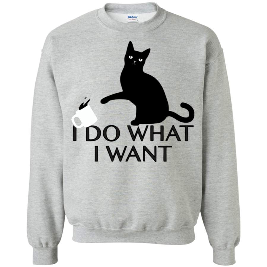 AGR I do what I want Crewneck Pullover Sweatshirt