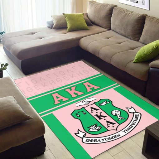 Alpha Kappa Alpha Sorority Heritage Rectangle Rug