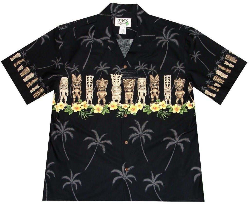 Tiki Statues Hawaiian Shirt